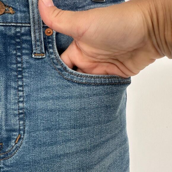 Madewell Women's Mid-Rise Cali Demi Bootcut Jeans Blue Denim Light Wash Size 24 - Picture 5 of 14